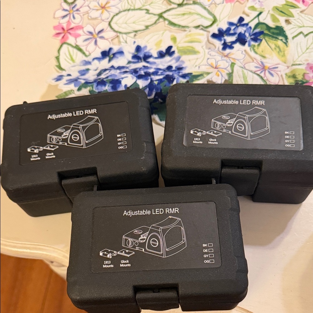 Adjustable LED RMR Black Camera Accessory